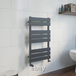 DuraTherm Flat Panel Heated Towel Rail Anthracite 800 x 450mm