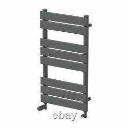 DuraTherm Flat Panel Heated Towel Rail Anthracite 800 x 450mm