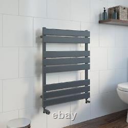 DuraTherm Flat Panel Heated Towel Rail Anthracite 800 x 600mm