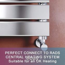 ELEGANT Heated Towel Rail Chrome Bathroom Ladder Radiator Rad Modern Flat Panel