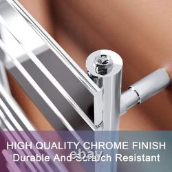 ELEGANT Heated Towel Rail Chrome Bathroom Ladder Radiator Rad Modern Flat Panel