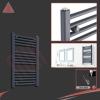 Electric Anthracite Towel Rail Radiator 400mm(w) X 800mm(h) Pre-filled 150w