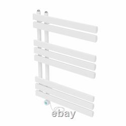 Electric Bathroom Prefilled D-shape Heated Towel Rail Radiator WiFi Heating Rads