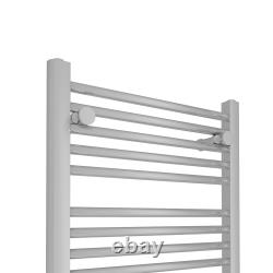 Electric Curved Straight Bathroom Heated Towel Rail Radiator Thermostatic Manual