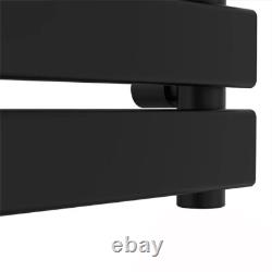Electric Heated Towel Rail Radiator 500mm Width Flat Panel Pre-Filled