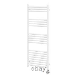 Electric Heated Towel Rail Radiator Bathroom Wall Mounted 4 Sizes 5 Colours