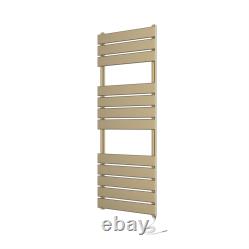 Electric Richmond Brushed Brass Heated Towel Rail Bathroom Radiator