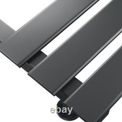 Electric Towel Rail Radiator Carbon Fibre Thermostat Timer Energy Saving 300W
