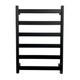 Fala 700mm Black Electric Towel Rail Stainless Steel Dry Heated Towel Warmer