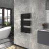 Flat Panel Heated Ladder Towel Rail Bathroom Designer Radiator Rads All Sizes