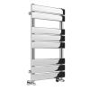 Flat Panel Heated Towel Rail Bathroom Designer Radiator Heating Rads Chrome