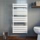 Flat Panel Heated Towel Rail White 1200 X 600mm Bathroom Wall Mounted Bathroom