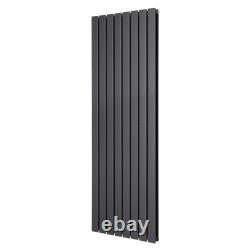Flat Panel Radiator Heated Towel Rail Bathroom Warmer Heating Rads Anthracite