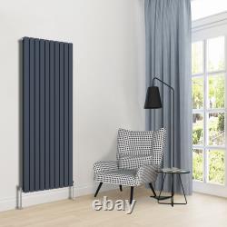 Flat Panel Towel Rail Bathroom Designer Radiator Central Heating Rads Anthracite