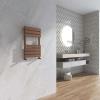 Flat Panel Towel Rail Bronze Radiator Heated Bathroom Heating G-rad All Sizes