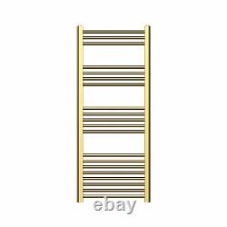 Gold Bathroom Heated Radiator Towel Rail Ladder Design 1200x500