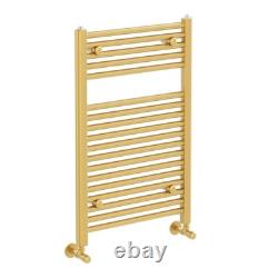 Gold Bathroom Heated Towel Rail Radiator Straight Ladder Heating Rad 770x400