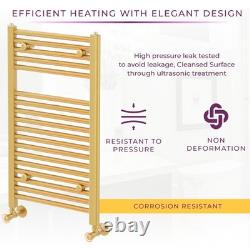 Gold Bathroom Heated Towel Rail Radiator Straight Ladder Heating Rad 770x400