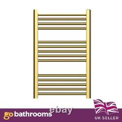 Gold Heated Towel Rail Radiator 770x500mm Bathroom Ladder Central Heating