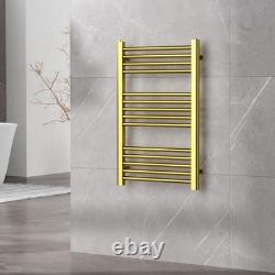 Gold Heated Towel Rail Radiator 770x500mm Bathroom Ladder Central Heating