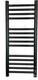 Greened House Black Electric Heated Towel Rail 300mm W X 720 H With Built In