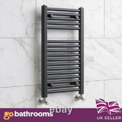 Grey Gunmetal Bathroom Heated Towel Rail Radiator Straight Ladder Rad 770x400