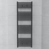 Grey Towel Radiator Straight & Curved Heated Towel Rail Bathroom Ladder Warmer
