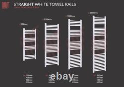 Heated Bathroom Radiator Designer Towel Rail Ladder Warmer (All Finishes)