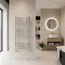 Heated Bathroom Towel Rail Radiator Straight Ladder Warmer All sizes