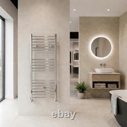 Heated Bathroom Towel Rail Radiator Straight Ladder Warmer All sizes