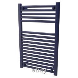 Heated Towel Rail Bathroom Radiator BLUE SAPPHIRE Wall Mounted (3 Sizes)