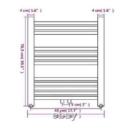 Heated Towel Rail Bathroom Radiator Central Heating Warmer Ladder Straight