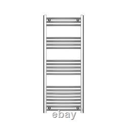 Heated Towel Rail Radiator 1600/1200 x 500mm Brushed Gold, Matte Black, Chrome