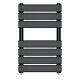 Heated Towel Rail Radiator Bathroom Designer Flat Panel Ladder Warmer Black