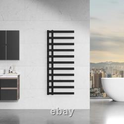 Heated Towel Rail Radiator Ladder Bathroom Matt Black Chrome Brushed Gold Rails