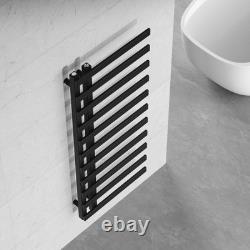 Heated Towel Rail Radiator Ladder Bathroom Matt Black Chrome Brushed Gold Rails