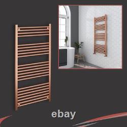 Heated Towel Rail Radiator Warmer Brushed Copper 600mm(w) x 1200mm(h) 2330 BTUs