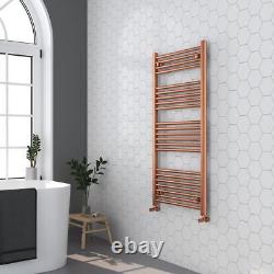 Heated Towel Rail Radiator Warmer Brushed Copper 600mm(w) x 1200mm(h) 2330 BTUs