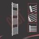 Heated Towel Rail Radiator Warmer Chrome Straight 300mm(w) X 1200mm(h) 1326 Btus