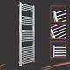 Heated Towel Rail Radiator Warmer Chrome Straight 400mm(w) X 1400mm(h) 1926 Btus