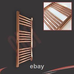 Heated Towel Rail Radiator Warmer Copper STRAIGHT 300mm(w) x 800mm(h) 895 BTUs