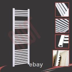 Heated Towel Rail STRAIGHT White Bathroom Radiator 500mm(w) x 1500mm(h) 2642 BTU