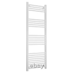 Heated Towel Rail STRAIGHT White Bathroom Radiator 500mm(w) x 1500mm(h) 2642 BTU