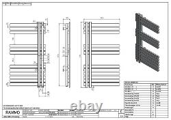 Heated Towel Rail Stainless Steel Towel Rack Towel Radiator Vertical