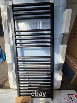 Heated Towel Rail matte black 1200 x 500mm