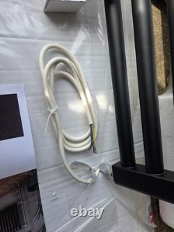 Heated Towel Rail matte black 1200 x 500mm