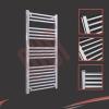 Heated Towel Rails Radiators Straight Curved Chrome White Stainless 500mm(w)