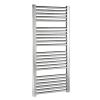 Heated Vertical Towel Rail With Straight Rails