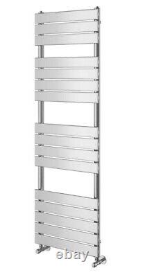 Heated towel rail Rosa Chrome Heated Towel Rail 1600x500mm Easybathrooms