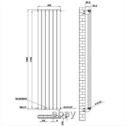 Horizontal Vertical Designer Radiator Flat Panel Oval Traditional 2 3 Column Rad